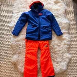 Helly Hansen Kids Matching Set - Blue and Orange